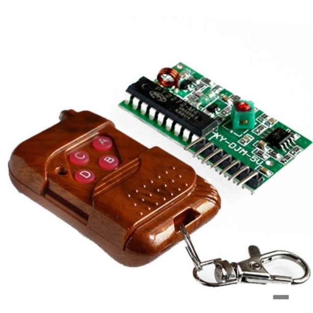 80071-IC-2262-2272-315MHZ-4-Channel-Wireless-Remote-Control-Kits-4-key-For-Arduino-Free